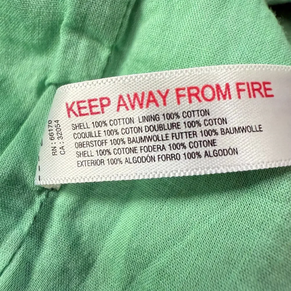 Free People Light Green Pinstripe Straight-Leg Pants